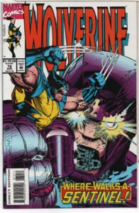 WOLVERINE #72 – INCLUDES TRADING CARD – SLEEPING GIANT – DWAYNE TURNER COVER – DIRECT - 1993