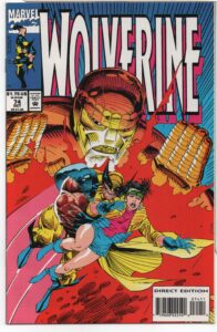 WOLVERINE #74 – JUBILEE’S REVENGE – JIM FERN COVER – DIRECT EDITION - 1993