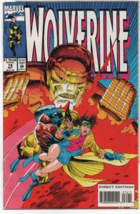 WOLVERINE #74 – JUBILEE’S REVENGE – JIM FERN COVER – DIRECT EDITION - 1993
