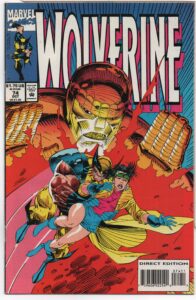 WOLVERINE #74 – JUBILEE’S REVENGE – JIM FERN COVER – DIRECT EDITION - 1993