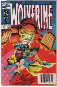 WOLVERINE #74 – JUBILEE’S REVENGE – JIM FERN COVER – DIRECT EDITION - 1993